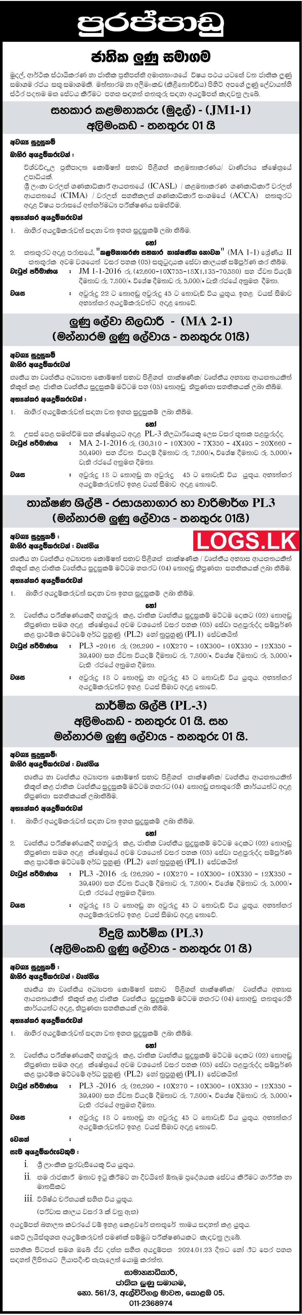 Sri Lanka Convention Bureau Job Vacancies 2024