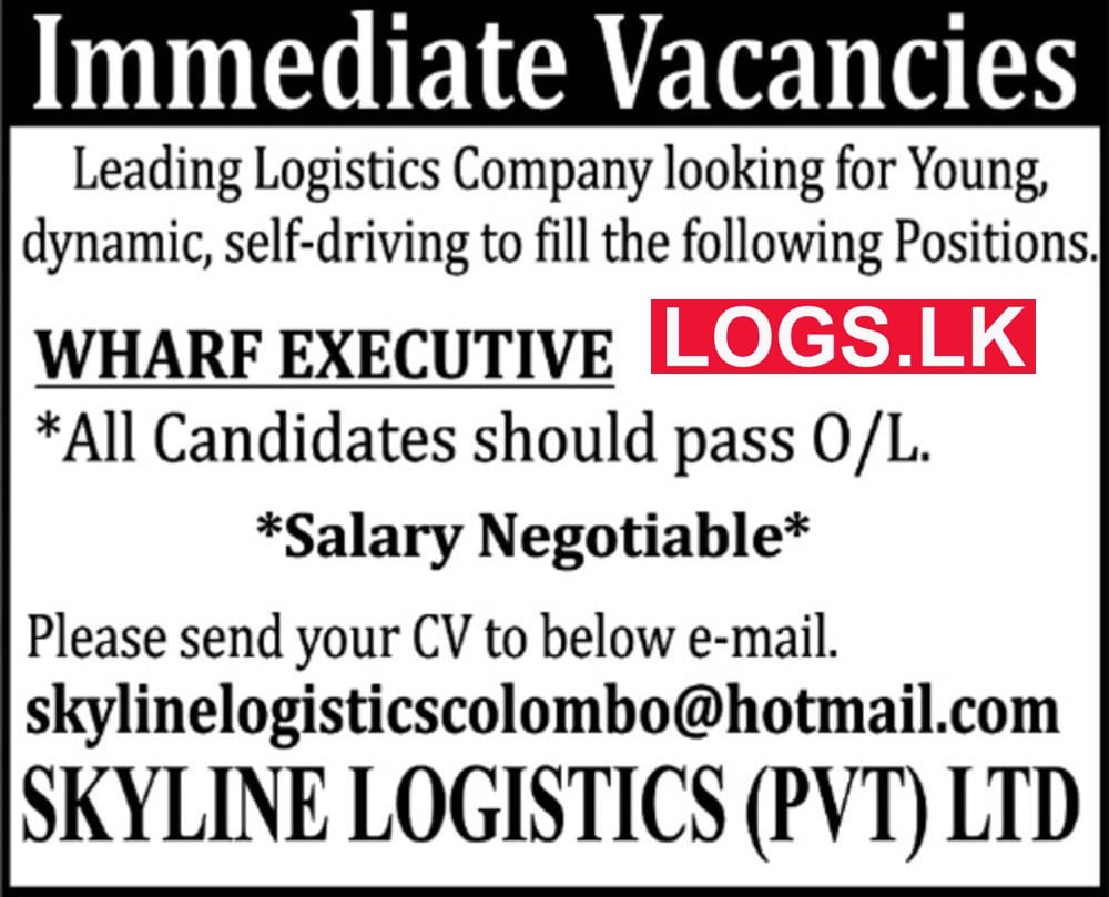 Wharf Executive Job Vacancy at Skyline Logistics Job Vacancies