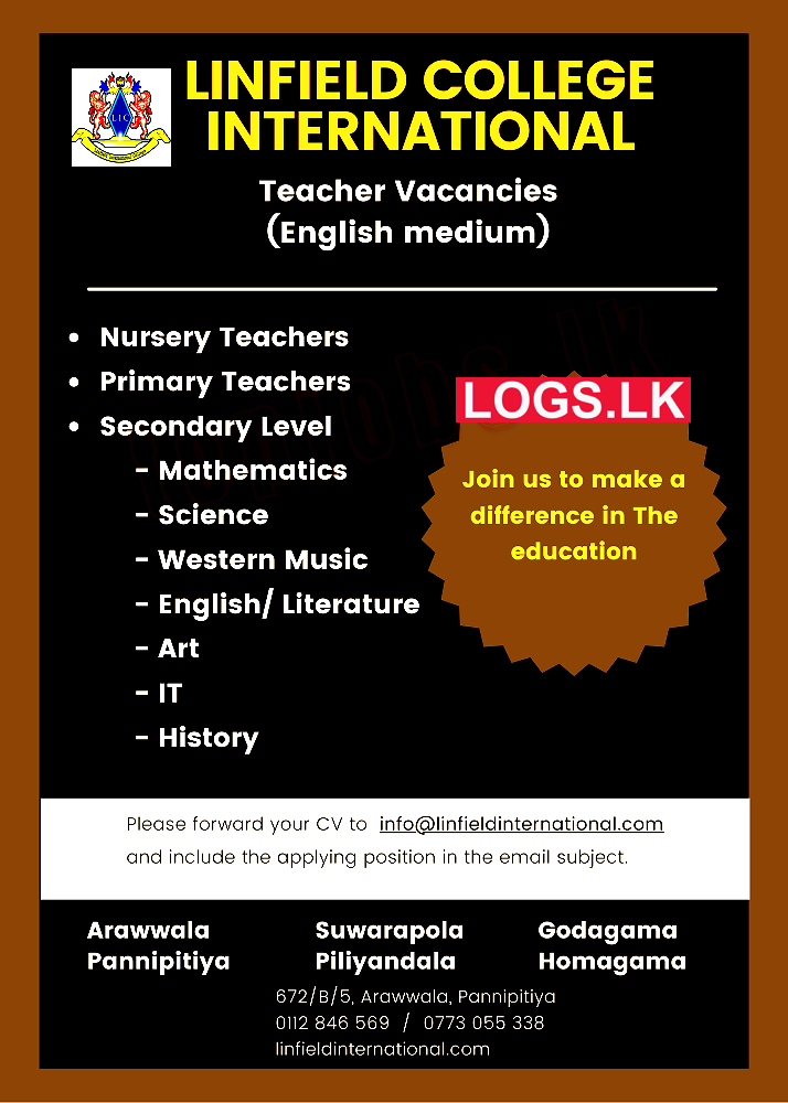Teachers Job Vacancies at Linfield College International Job Vacancy in Sri Lanka