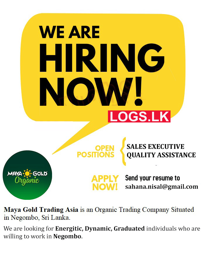 Sales Executive Job Vacancy at Maya Gold Trading Asia Job Vacancies