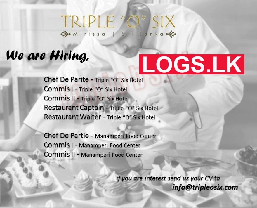 Hotel Job Vacancies at Triple O Six Sri Lanka Application, Details Download