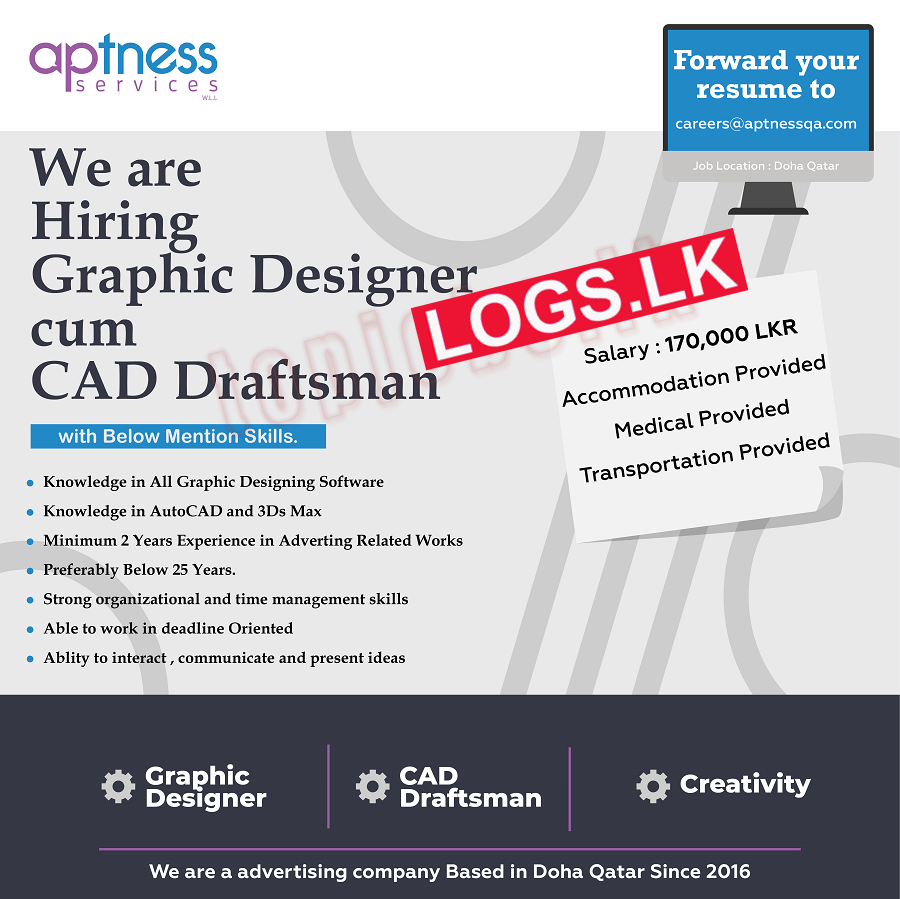 CAD Draftsman Job Vacancy at Aptness Services Sri Lanka Job Vacancies