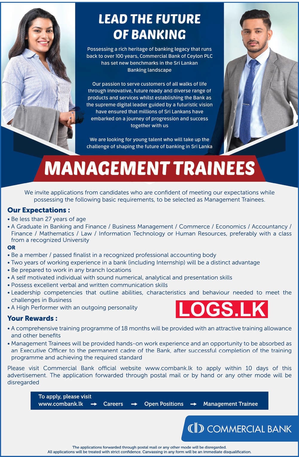 Commercial Bank Management Trainee 2023 Vacancies Apply Online