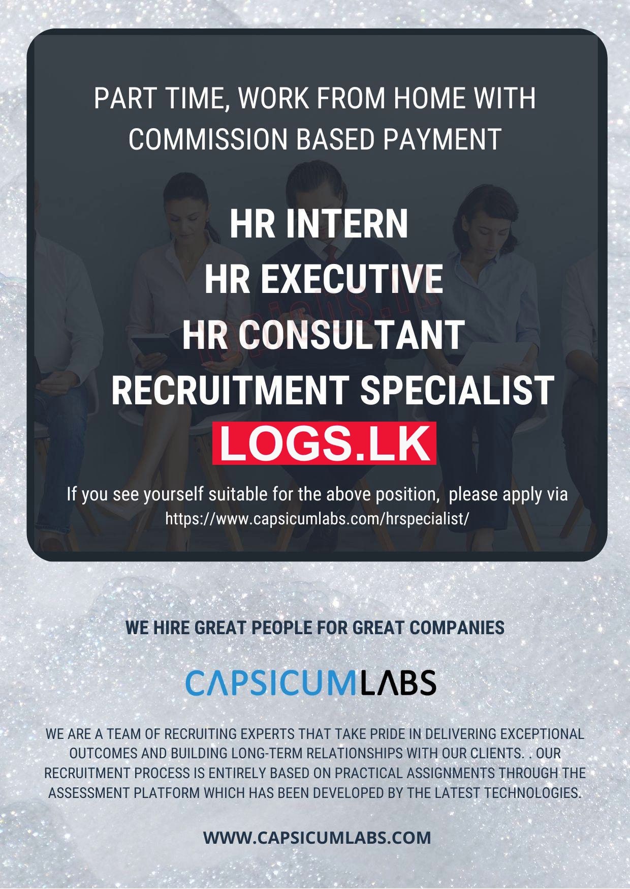 HR Intern / HR Executive / HR Consultant Vacancies at Capsicumlabs Job Vacancies in Sri Lanka
