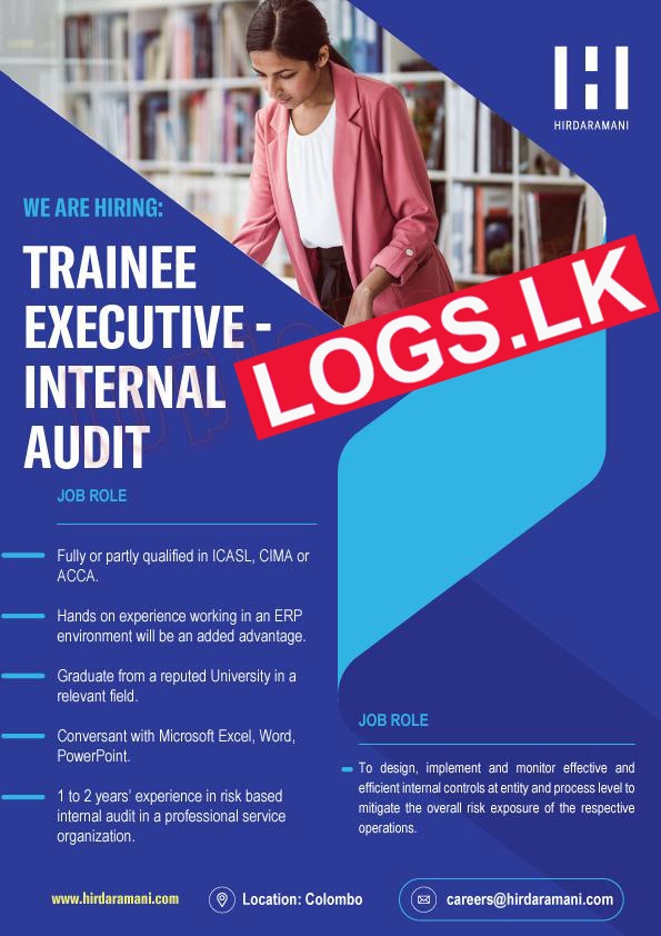 Trainee Executive (Internal Audit) Job Vacancy at Hirdaramani Job Vacancies