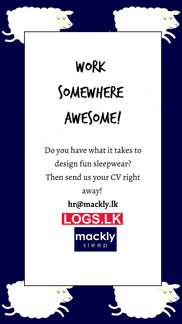 Designer Job Vacancy at Mackly Sleep Clothing Store Job Vacancies