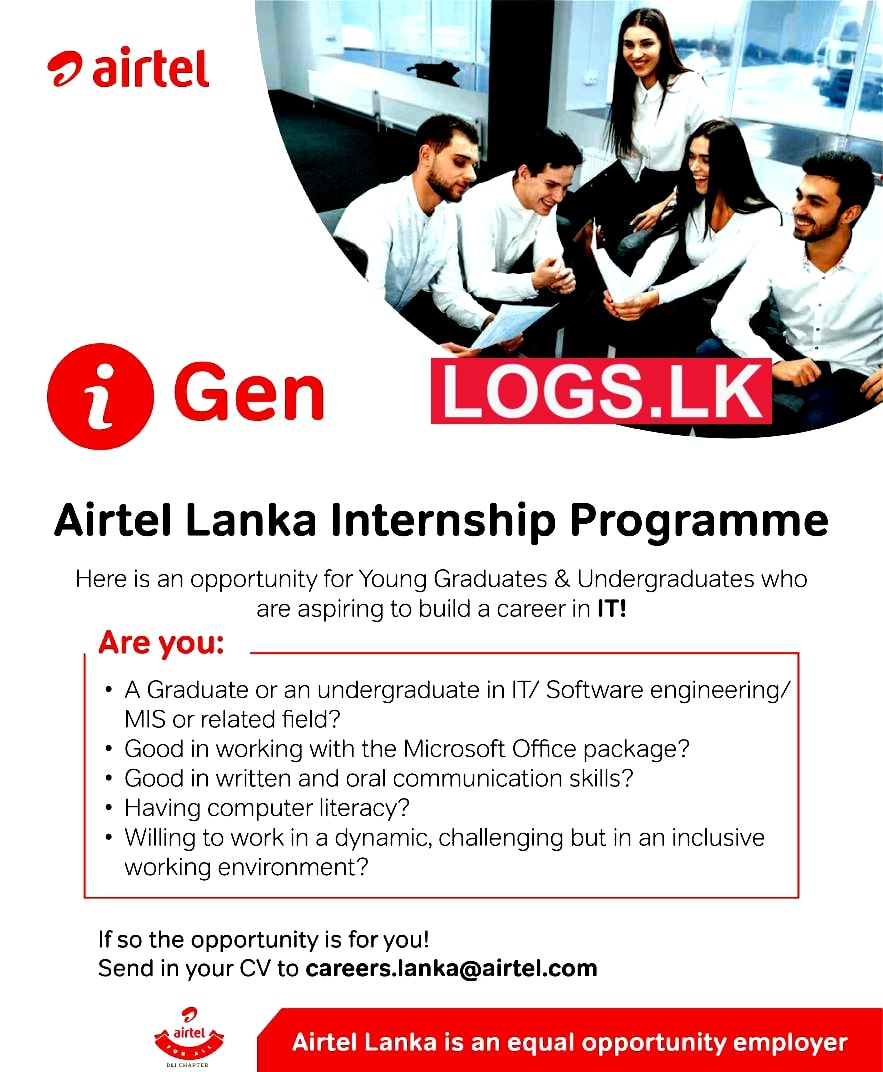 IT Intern Job Vacancy at Bharti Airtel Lanka (Pvt) Ltd Job Vacancies