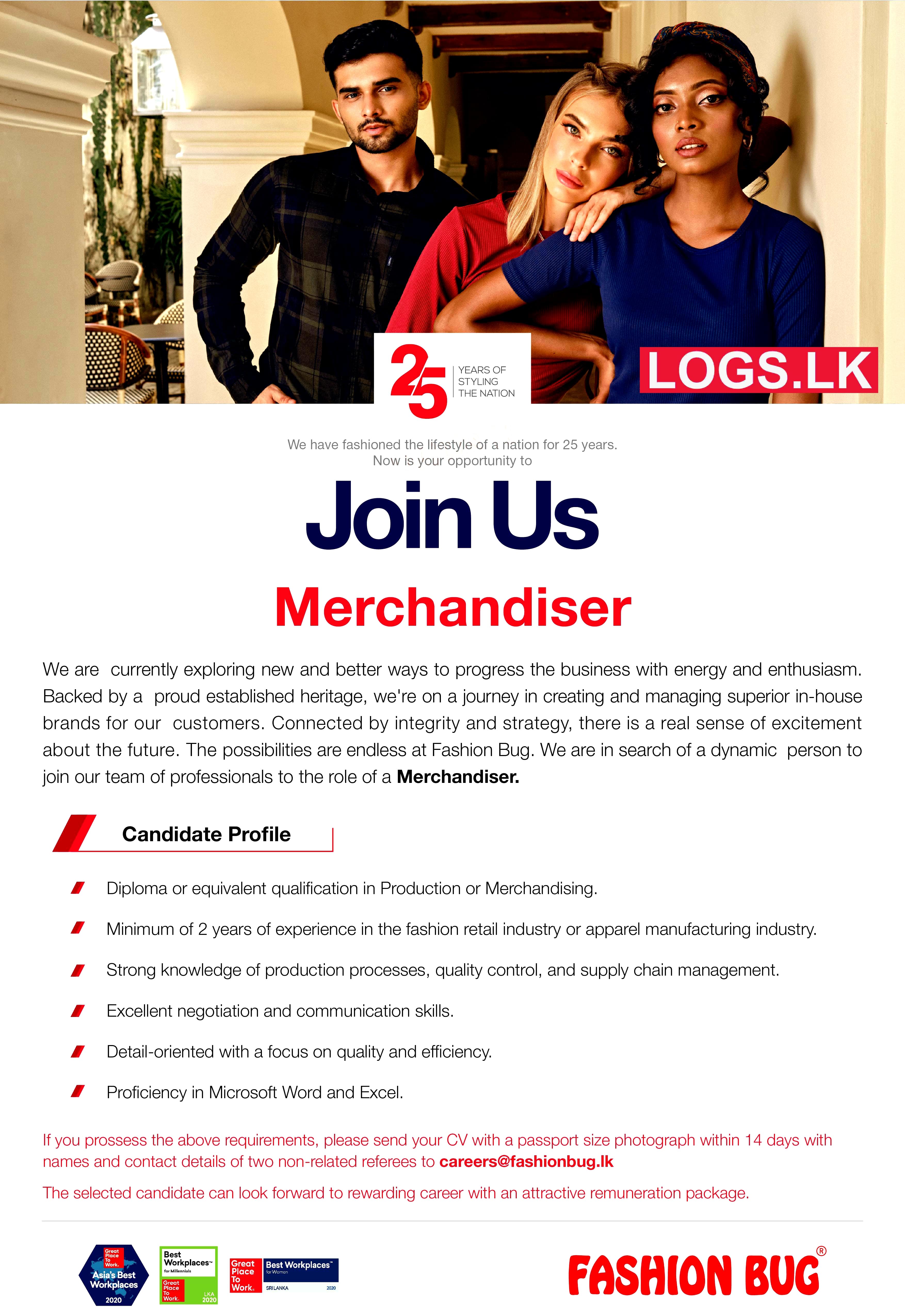 Merchandiser - Fashion Bug Vacancies 2024 Application Form, Details Download